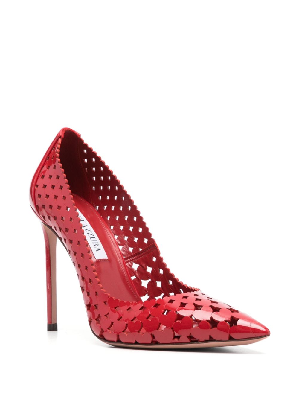 Aquazzura 105mm Amourose pumps - Rood