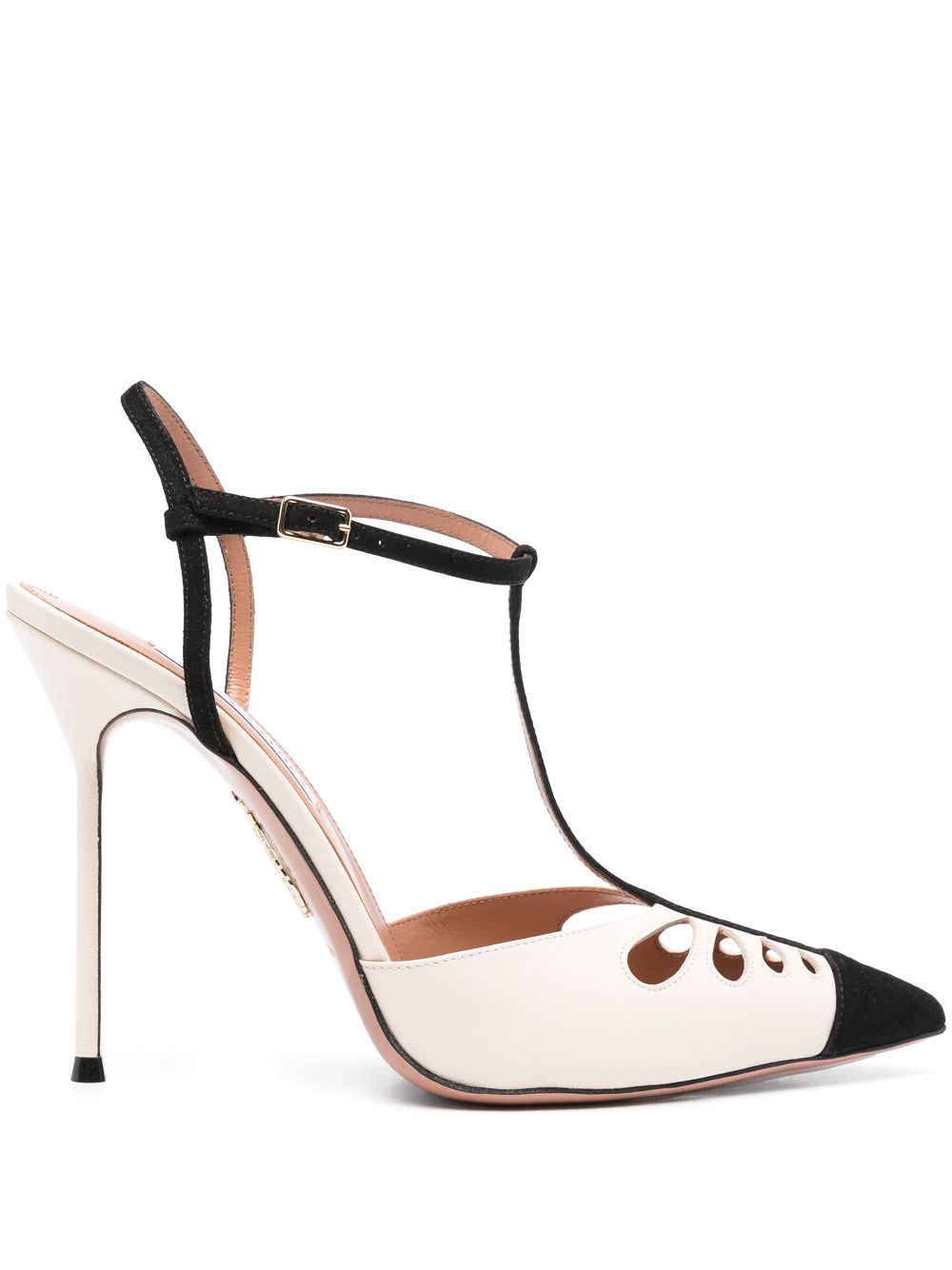 Aquazzura 105mm Camille pumps - Neutrals