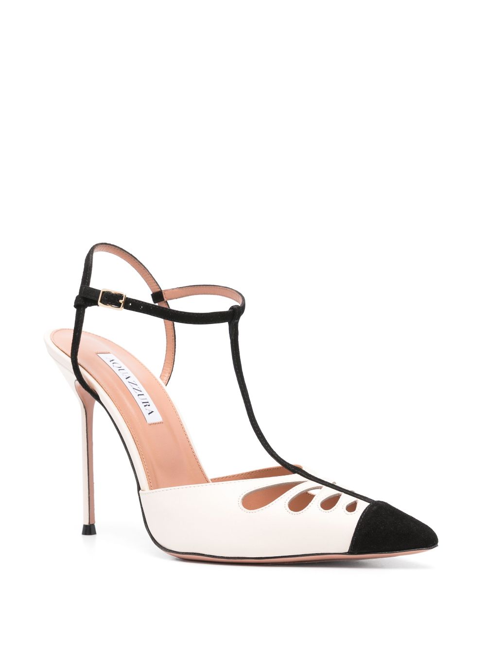 Aquazzura 105mm Camille pumps - Neutrals