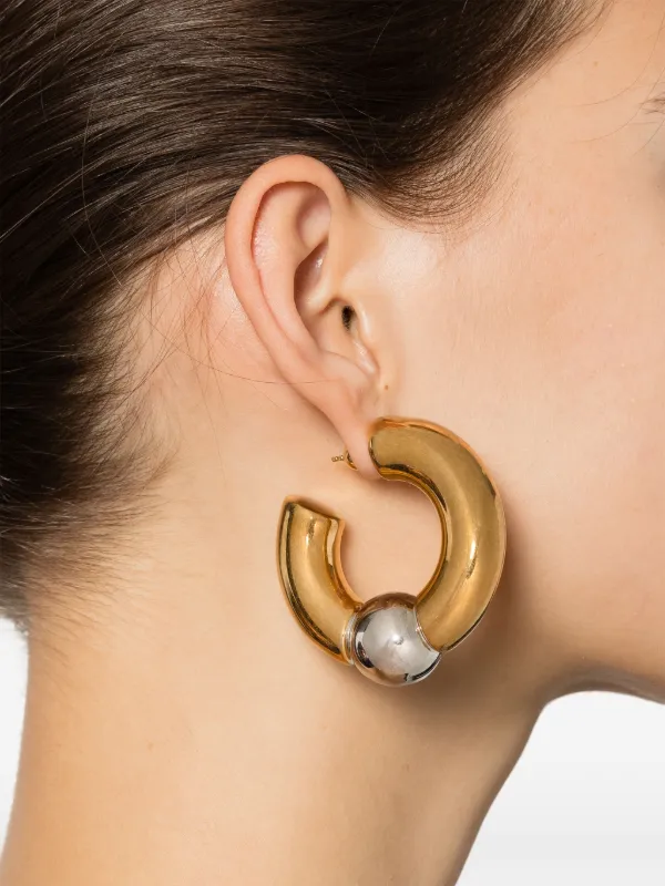 Jean Paul Gaultier The Tube Earrings | Silver | FARFETCH