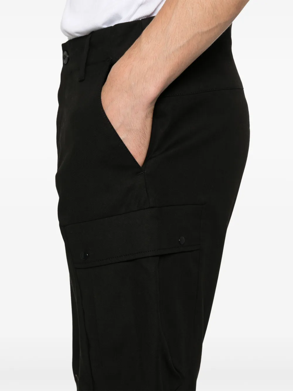 C.P. Company Superior Structure cargo broek Zwart