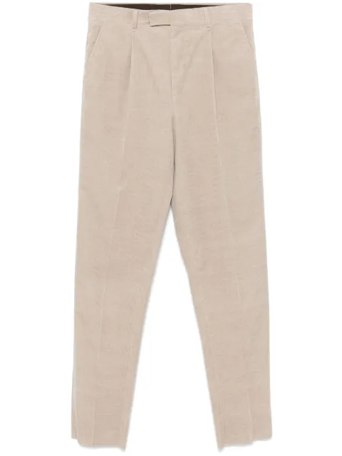Zegna pantalon en velours côtelé