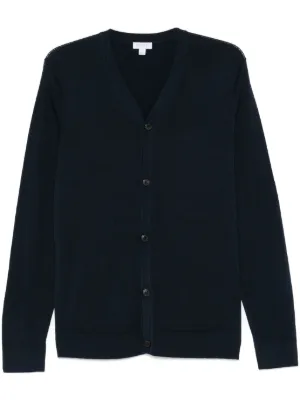 Emporio Armani ニットカーディガン | ブルー | FARFETCH JP