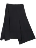 Y's O-string asymmetry trousers - Black