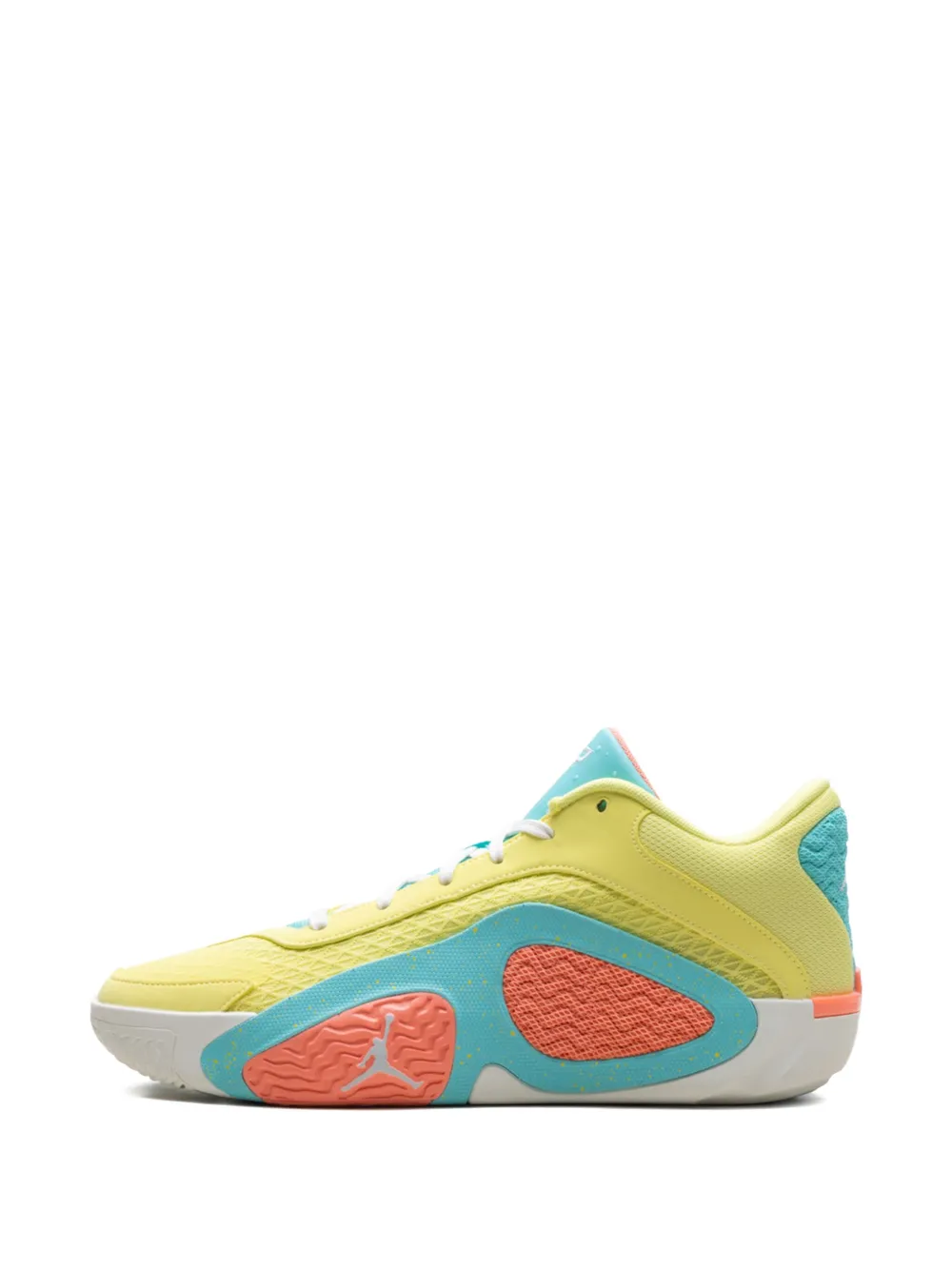 Jordan Tatum 2 "Light Citron Aurora Green Atomic Pink Sail" sneakers Yellow