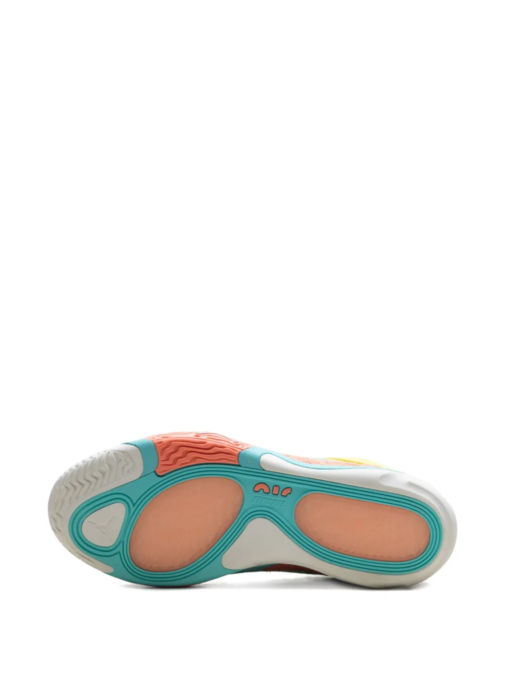 Jordan Tatum 2 "Light Citron Aurora Green Atomic Pink Sail" sneakers Yellow