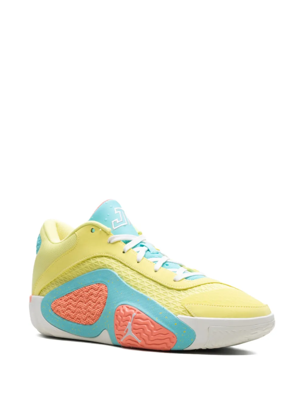 Jordan Tatum 2 "Light Citron/Aurora Green/Atomic Pink/Sail" sneakers | Low-Tops | Image 2