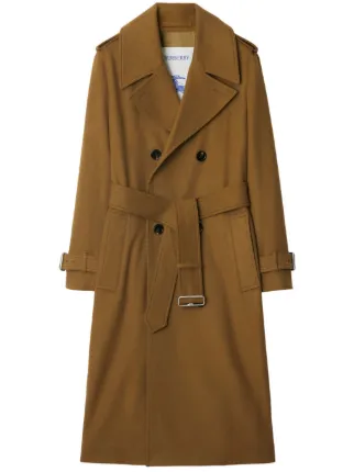 Burberry カシミア トレンチコート | ブラウン | FARFETCH JP