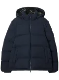 Burberry detachable-sleeve puffer jacket - Blue