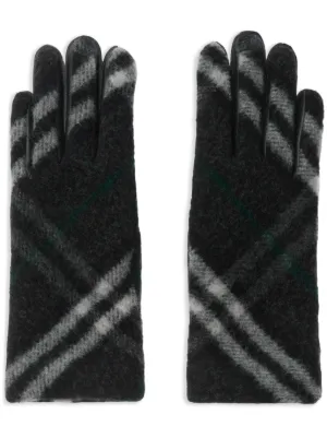 手袋 Burberry FW23 Khaki cashmere blend gloves (8078828 B7311) Burberry Gloves Green Mens Burberry