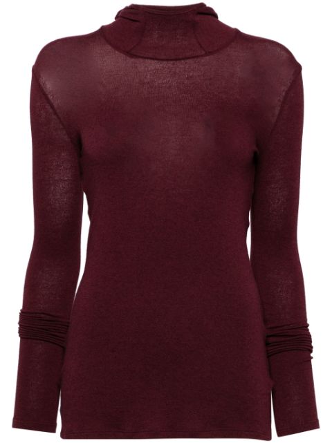 Melitta Baumeister long sleeves knitted top