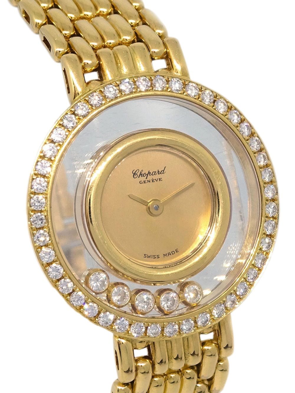 Chopard Pre-Owned Pre-owned Happy Diamond 23mm horloge - Goud