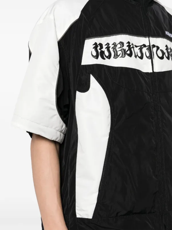 トップス KUSIKOHC RIDER FAUX LEATHER SHORT SHIRTS KUSIKOHC Rider Short Shirt | Black | FARFETCH CA