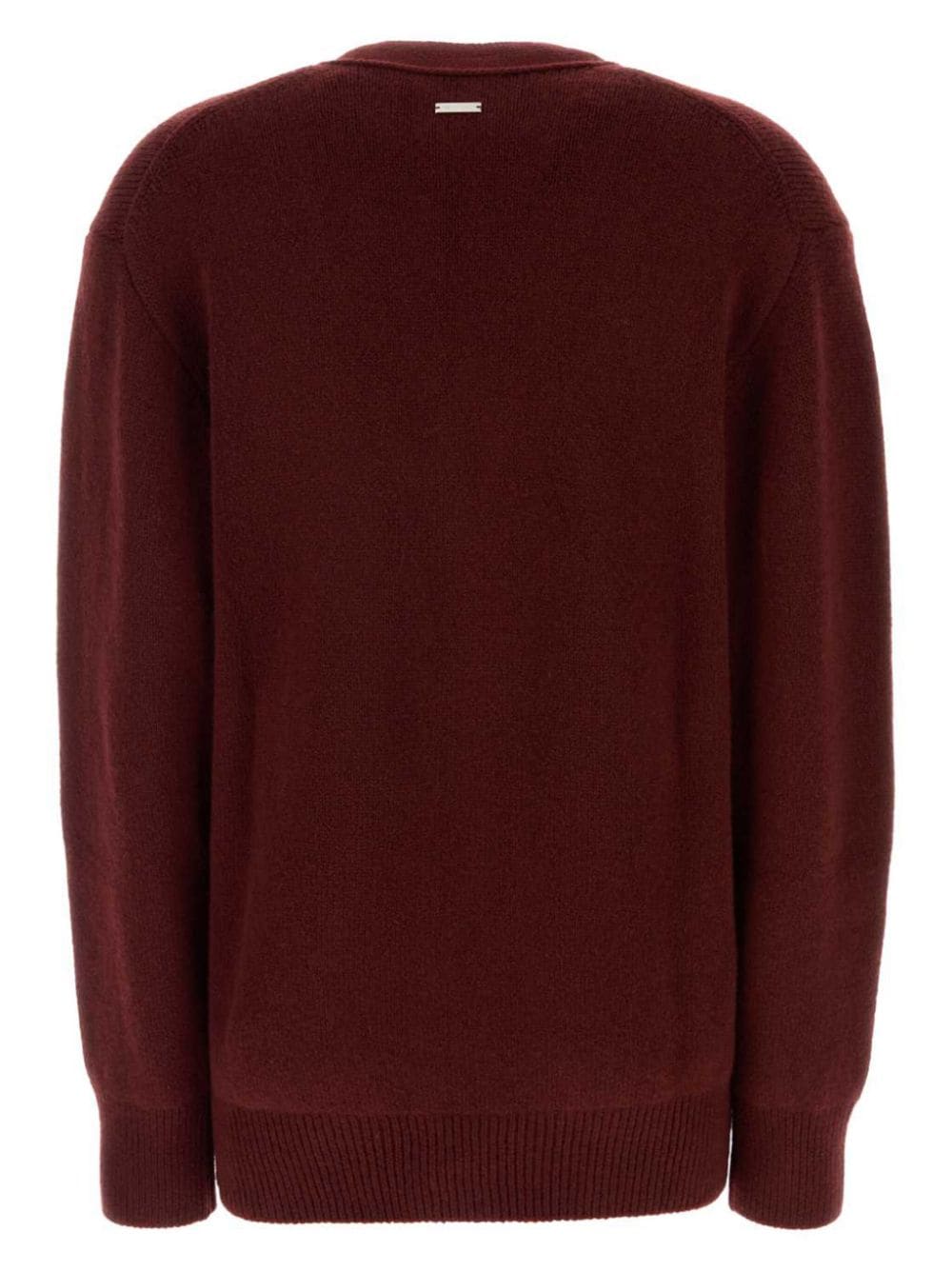 Shop Ferragamo V-neck Cardigan In Red