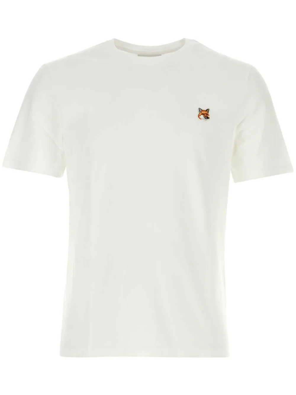 Maison Kitsuné Maison Kitsune Fox Head Patch T Shirt White In Weiss