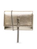 Saint Laurent Pre-Owned 2017 Small Metallic Kate Tassel Wallet On Chain crossbody bag - Gold