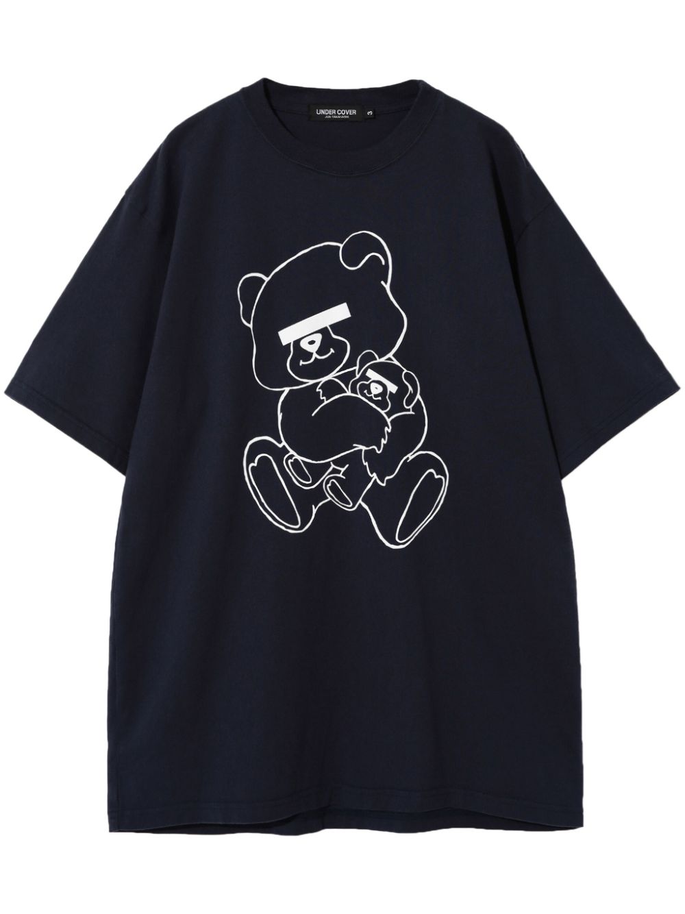 Shop Undercover Teddy Bear-print Cotton T-shirt In Blue