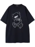 Undercover teddy bear-print cotton T-shirt - Blue
