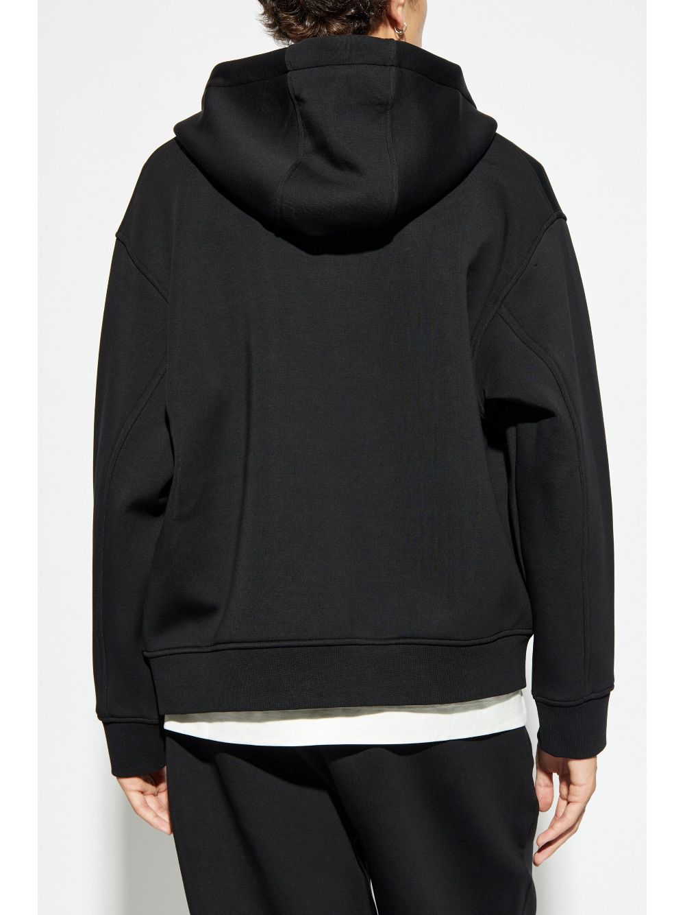 Emporio Armani zipped drawstring hoodie Men