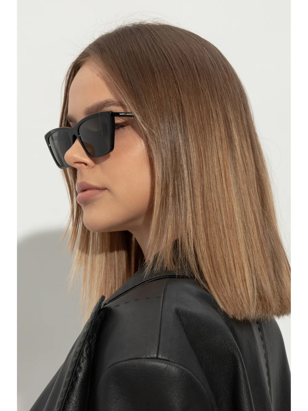 Saint Laurent SL 737 cat-eye sunglasses - Zwart
