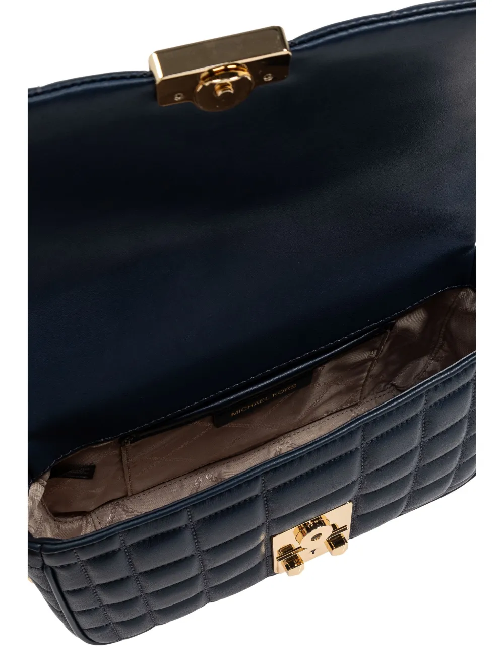 Michael Michael Kors Large Tribeca Shoulder Bag In Blue