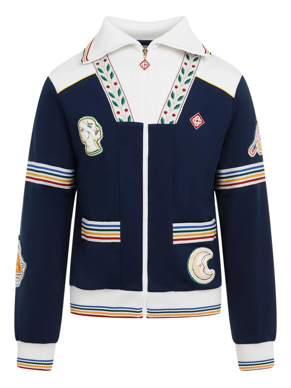 Casablanca Varsity track jacket | Blue | Image 1