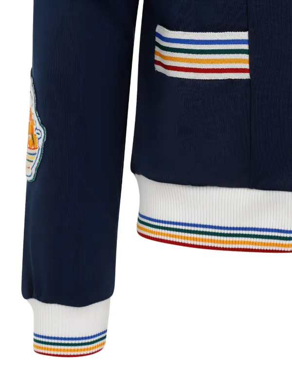 Casablanca Varsity トラックジャケット | ブルー | FARFETCH JP