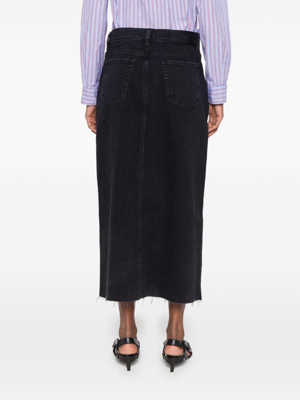 Shop 7 For All Mankind Kellie Skirt In Black