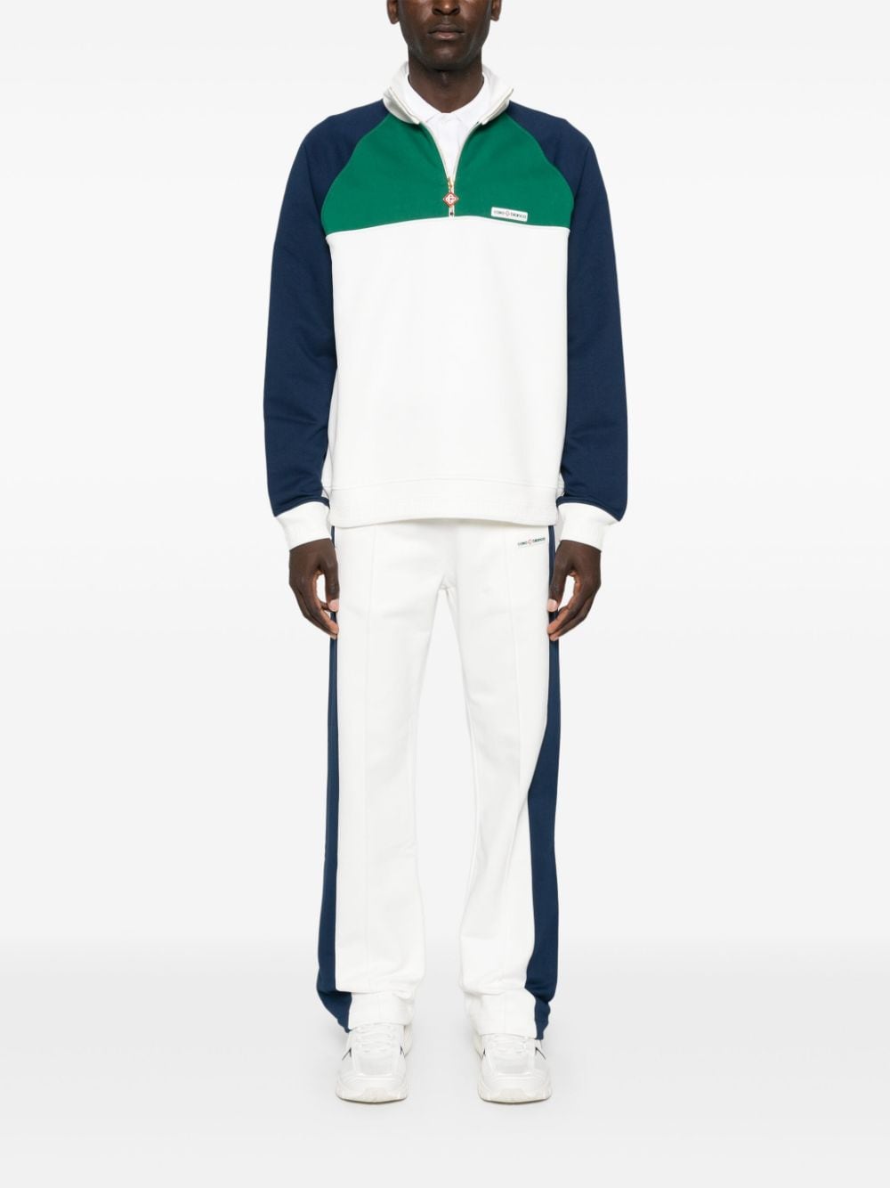 Casablanca colourblock track pants - Wit