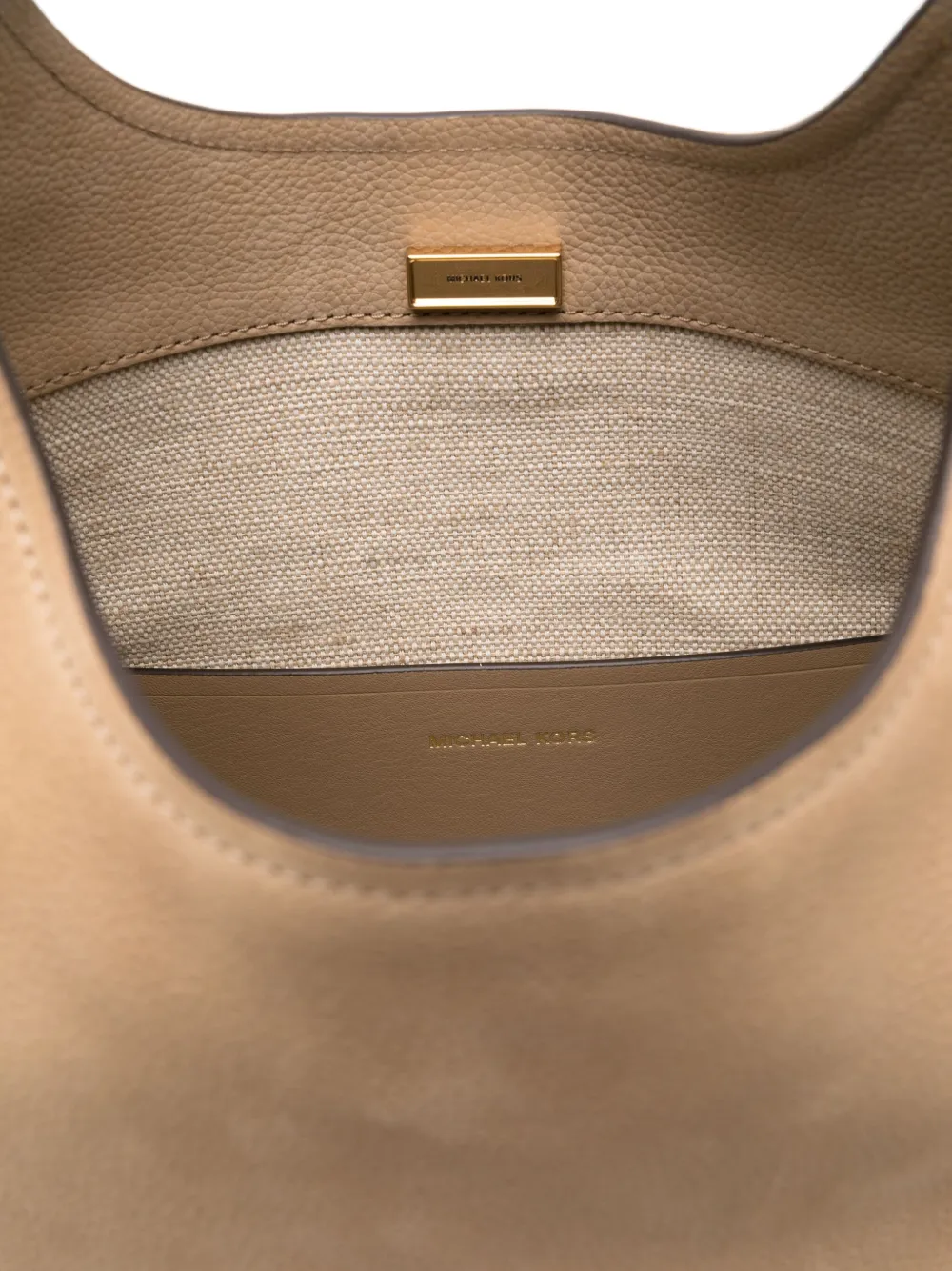 Michael Kors Nolita grote schoudertas Bruin