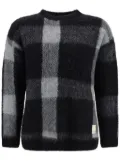 Emporio Armani checked sweater - Black