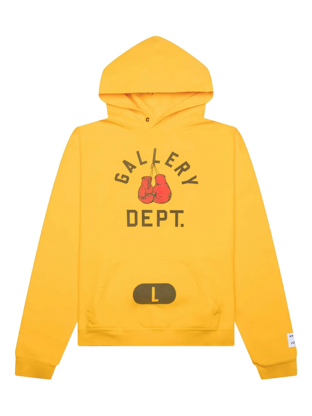 GALLERY DEPT. Boxing Merch hoodie Geel