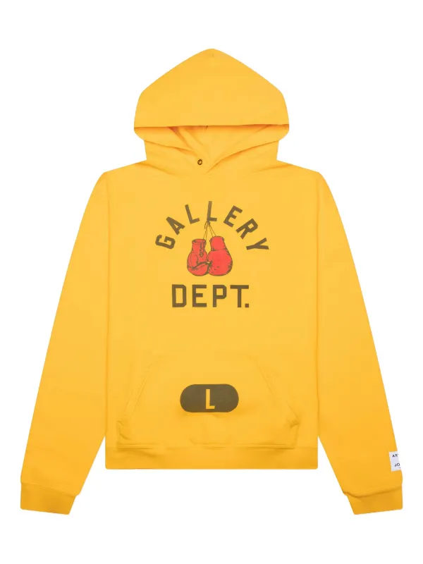 (美品)ギャラリーデプトGallery dept Boxing Zip パーカー Gallery Dept. Boxing Merch Zip Hoodie Vintage Black Men's