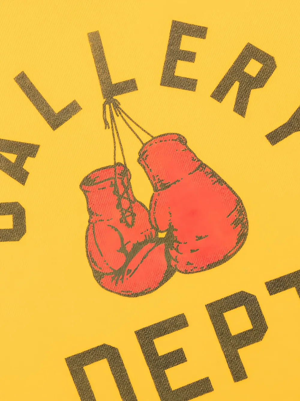 GALLERY DEPT. Boxing Merch hoodie Geel