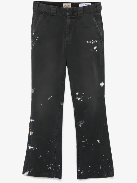 GALLERY DEPT. paint splatter-detail trousers