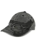 VETEMENTS Blackout Flame Logo baseball cap