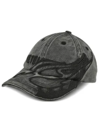 VETEMENTS Blackout Flame ロゴ キャップ | ブラック | FARFETCH JP