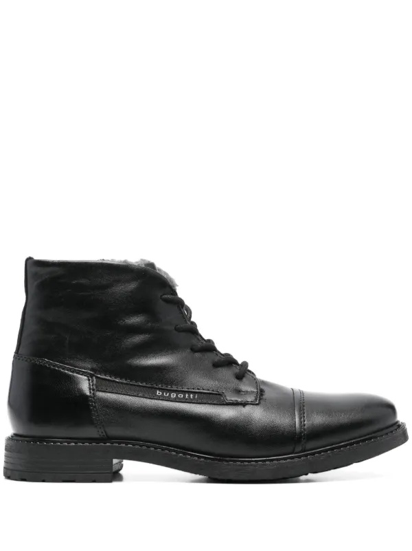 Bugatti Leather Ankle Boots Black FARFETCH PH