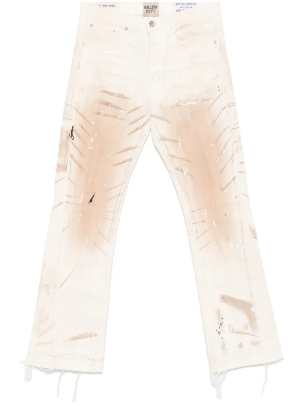 GALLERY DEPT. Brisko La Flare ジーンズ | ニュートラル | FARFETCH JP