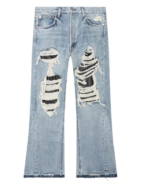 GALLERY DEPT. ripped cotton jeans