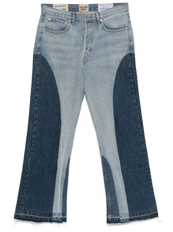 Gallery Dept フレアデニム ツートン gallery dept la flare jeans size32