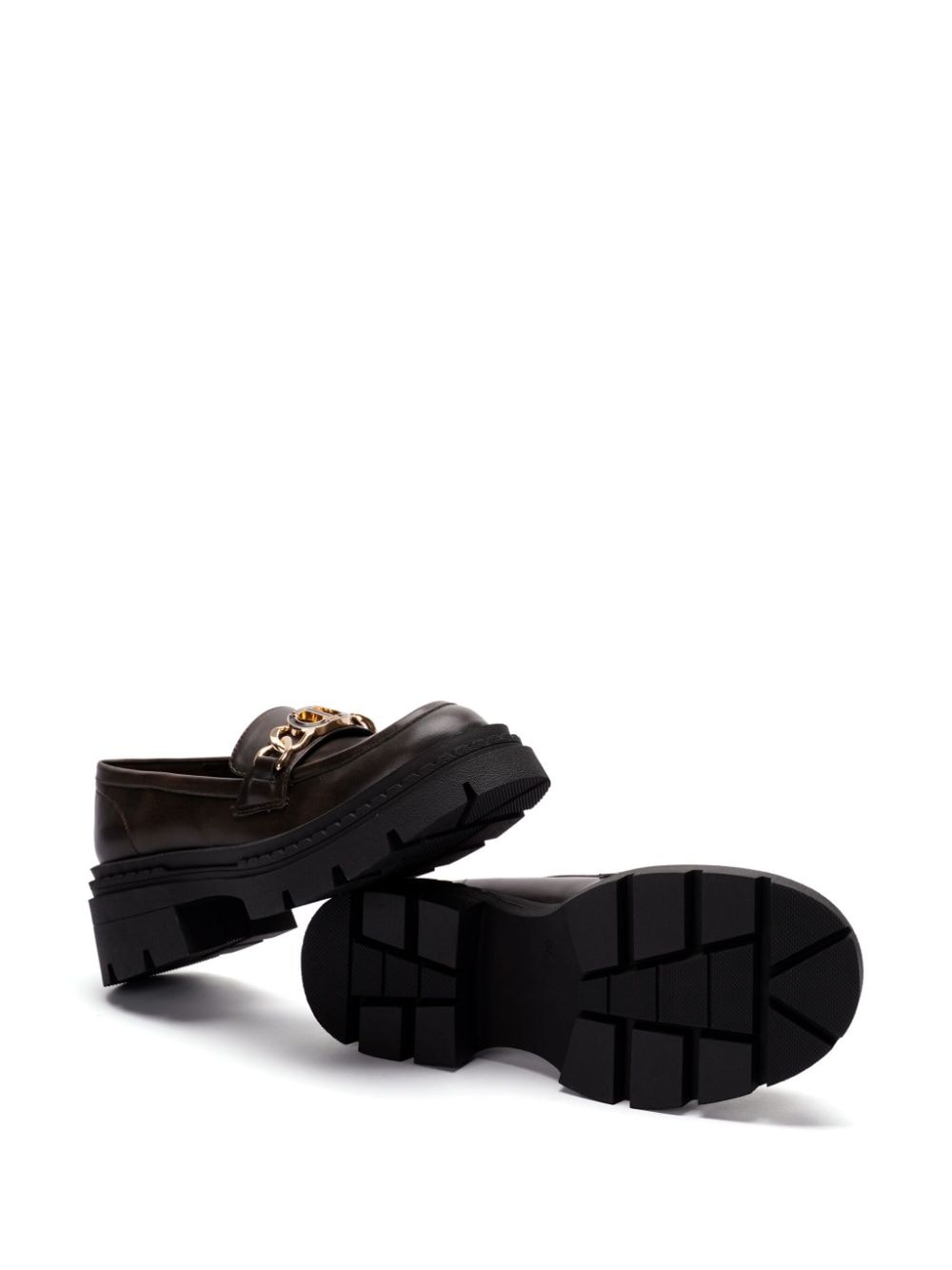 TWINSET Oval T loafers Bruin