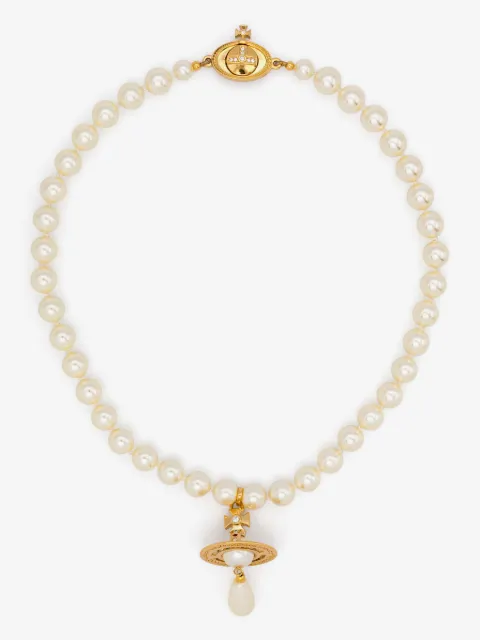 Vivienne Westwood collier ras-du-cou One Row Pearl Drop