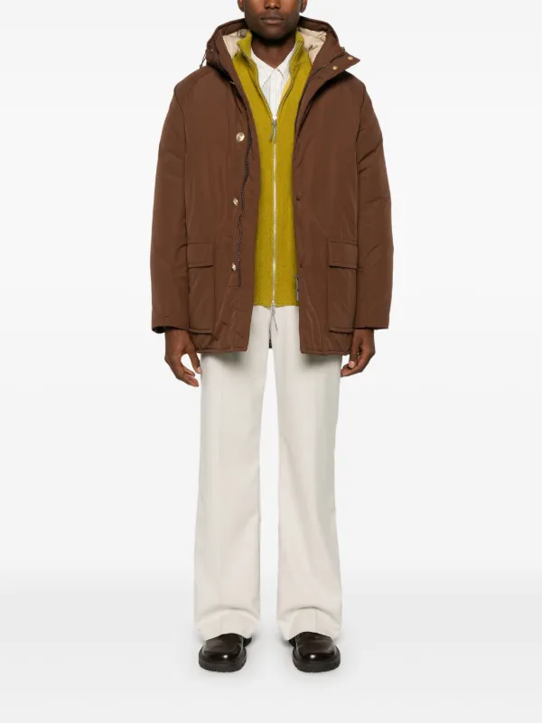 パーカー・フーディ DROLE DE MONSIEUR Parkas Drôle De Monsieur Hooded Parka | Brown | FARFETCH