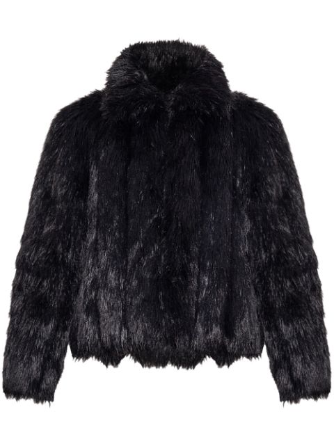 Balenciaga faux-fur jacket