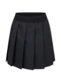 Moncler Enfant logo-patch skirt - Black