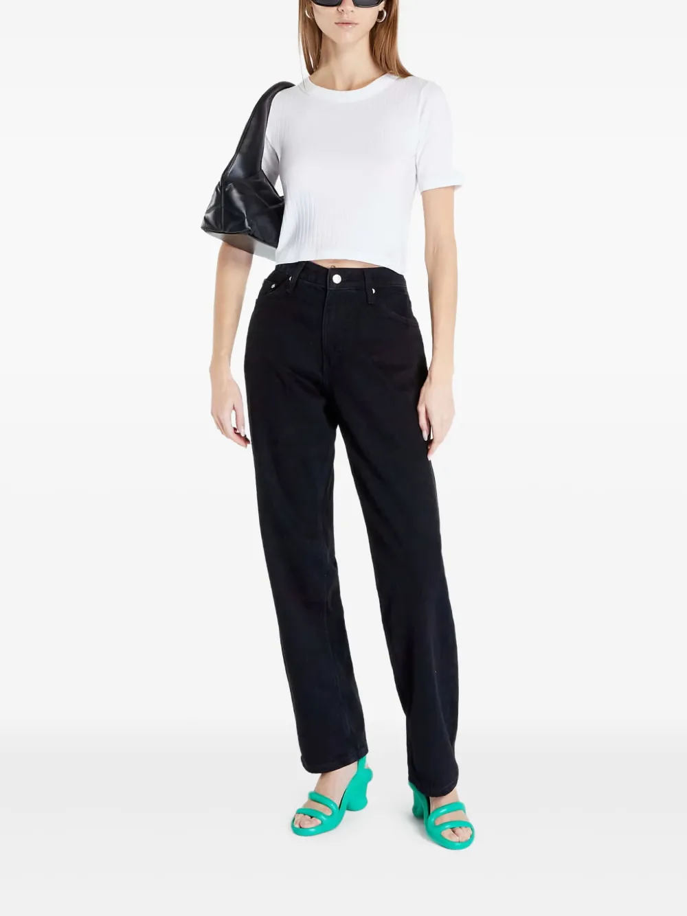 Calvin Klein Jeans Straight jeans - Zwart