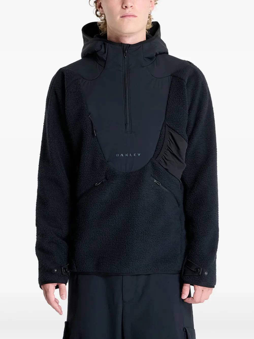 Oakley logo-print hoodie | Black | Image 1