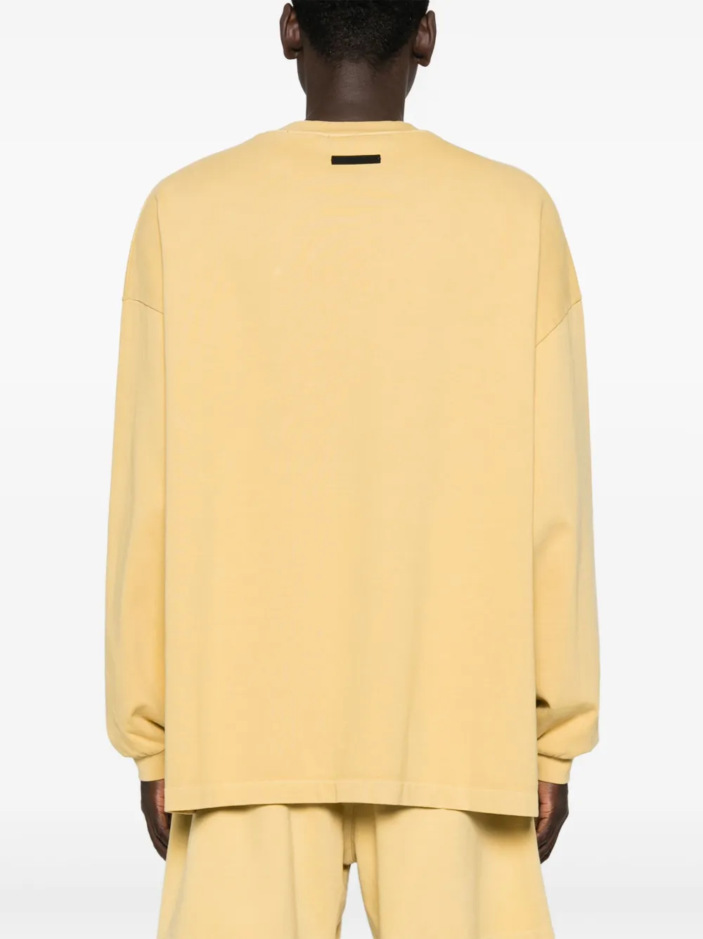 FEAR OF GOD ESSENTIALS T-shirt met logoprint Geel