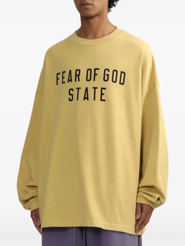 Fear of God ESSENTIALS★エッセンシャルズ ロゴTシャツイエロー Essentials Fear of God ESSENTIALS Spring Printed Logo T